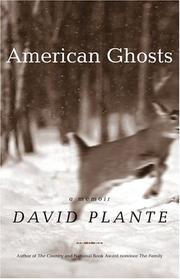 Cover of American ghosts by David Plante