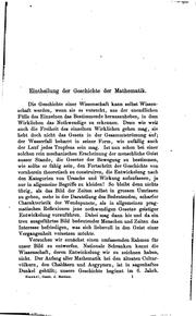 Cover of Zur geschichte der mathematik in alterthum und mittelalter by Hermann Hankel
