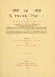 Front cover of The scientific papers of Sir William Huggins by Huggins, William Sir