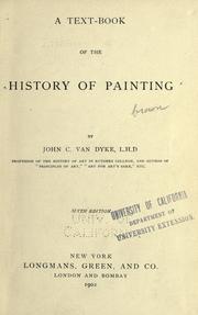 Front cover of A text-book of the history of painting by Van Dyke, John Charles, 1856-1932