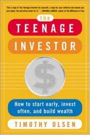 Cover of The teenage investor by Timothy Olsen