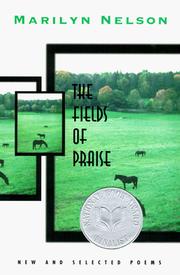 Cover of The fields of praise by Marilyn Nelson