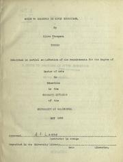 Front cover of A guide to readings in civic education by Olive Thompson