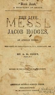 Front cover of "Black Jacob," a monument of grace by A. D. Eddy
