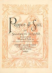 Cover of Pepper & Salt or Seasoning for Young Folk by Howard Pyle