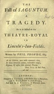 Front cover of The fall of Saguntum by Philip Frowde
