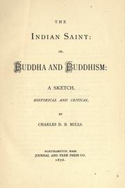 Front cover of The Indian saint by Charles De Berard Mills