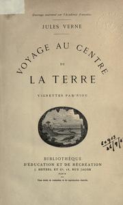 Front cover of Voyage au Centre de la Terre by Jules Verne