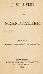Front cover of Cosmo's visit to his grandfather by M. A. H.