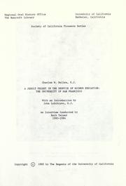 Front cover of Charles W. Dullea, S.J., a Jesuit priest in the service of higher education by Charles W. Dullea