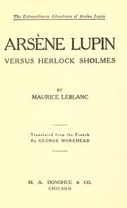 Cover of Arsène Lupin contre Herlock Sholmès by Maurice Leblanc