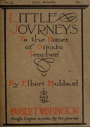 Cover of Little journeys .. by Elbert Hubbard