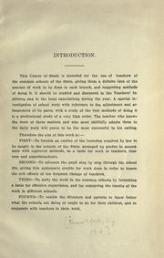Front cover of Elementary course of study by Kentucky. Dept. of Education.