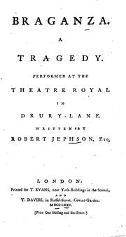 Cover of Braganza by Robert Jephson
