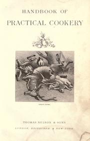 Front cover of Handbook of practical cookery by Matilda Lees Dods