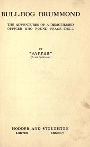 Front cover of Bulldog Drummond by H. C. McNeile