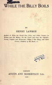 Cover of While the Billy Boils by Henry Lawson
