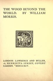 Front cover of The wood beyond the world by William Morris