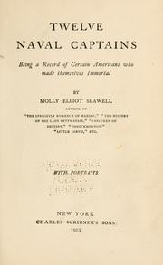 Cover of Twelve naval captains by Molly Elliot Seawell
