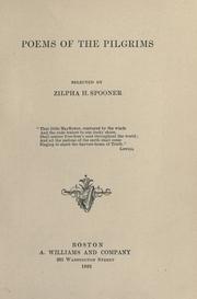 Front cover of Poems of the pilgrims by Zilpha H. Spooner