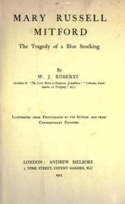 Front cover of Mary Russell Mitford by William James Roberts