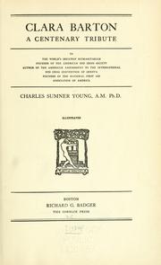 Cover of Clara Barton by Charles Sumner Young