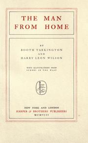 Front cover of The man from home by Booth Tarkington