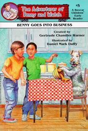 Front cover of Benny goes into business by Gertrude Chandler Warner