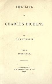 Front cover of The life of Charles Dickens by John Forster