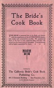 Cover of The bride's cook book by Edgar William Briggs