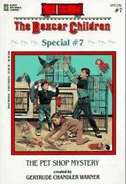 Front cover of The Pet Shop Mystery by Gertrude Chandler Warner