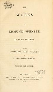 Cover of Works by Edmund Spenser