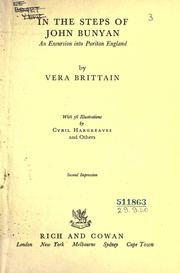 Front cover of In the steps of John Bunyan by Vera Brittain