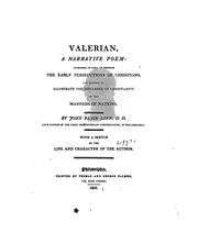 Cover of Valerian by Linn, John Blair