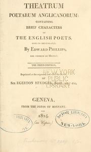 Cover of Theatrum poetarum by Phillips, Edward