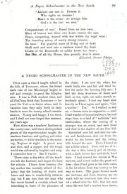 Front cover of A Negro schoolmaster in the new South by W. E. B. Du Bois