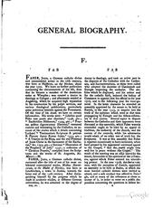 Cover of General biography by John Aikin