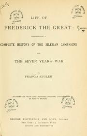 Front cover of Geschichte Friedrichs des Grossen by Franz Kugler