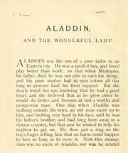 Cover of Aladdin by Walter Crane