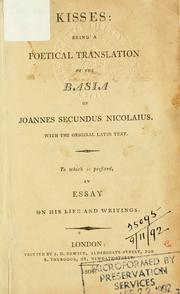 Cover of Basia by Janus Secundus