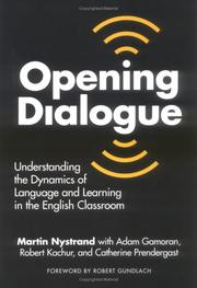 Cover of Opening Dialogue by Martin Nystrand