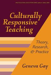 Cover of Culturally Responsive Teaching by Geneva Gay
