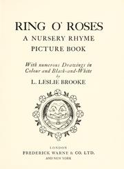 Cover of Ring o' roses by L. Leslie Brooke