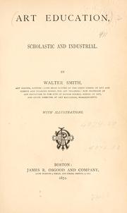 Front cover of Art education, scholastic and industrial by Walter Smith