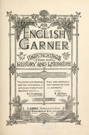 Cover of An English garner by Edward Arber