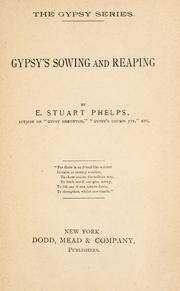 Front cover of Gypsy's sowing and reaping by Elizabeth Stuart Phelps