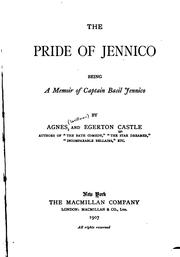 Front cover of The pride of Jennico by Agnes Castle