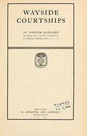 Cover of Wayside Courtships by Hamlin Garland