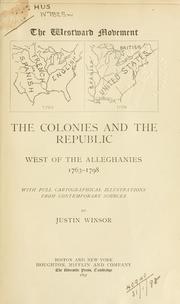 Cover of The Westward Movement by Justin Winsor