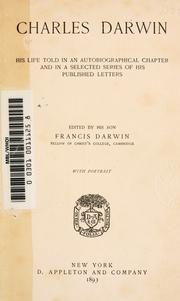 Cover of Charles Darwin by Charles Darwin
